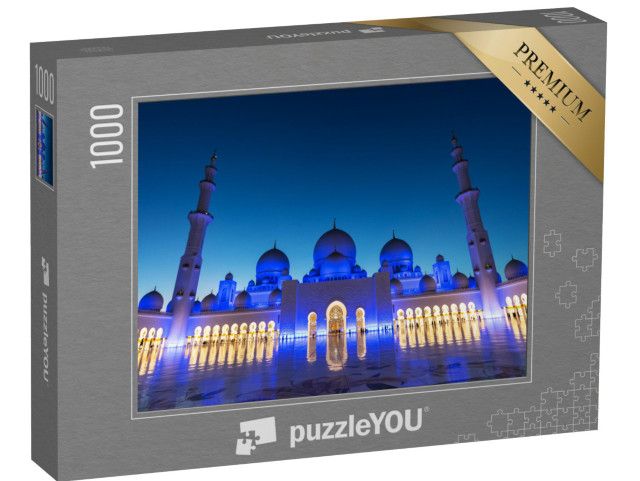 puzzle 1000 dílků „Velká mešita šejka Zayeda v Abú Dhabí v noci“