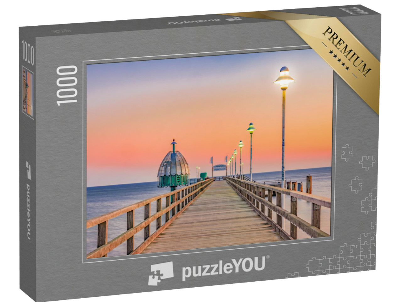 puzzle 1000 dílků „Most Vineta, Ostseebad Zinnowitz na ostrově Usedom“