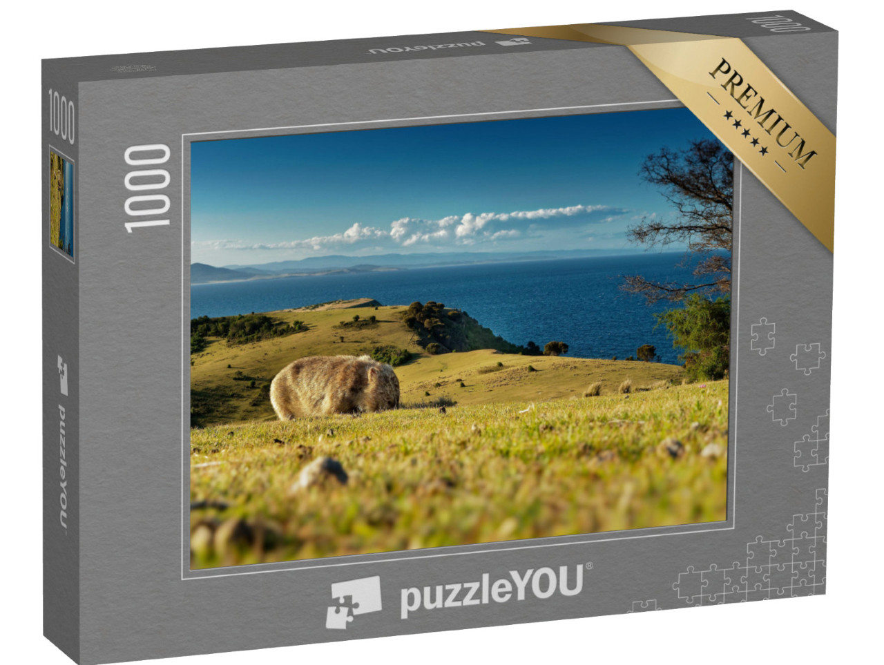 puzzle 1000 dílků „Vombat hledá potravu“