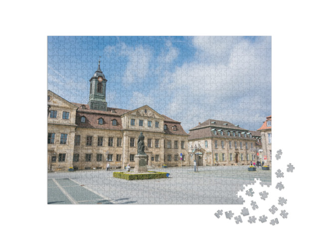 puzzle 1000 dílků „Staré město Bayreuth, Německo“