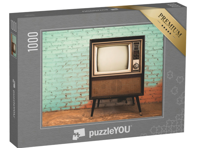 puzzle 1000 dílků „Retro televize“