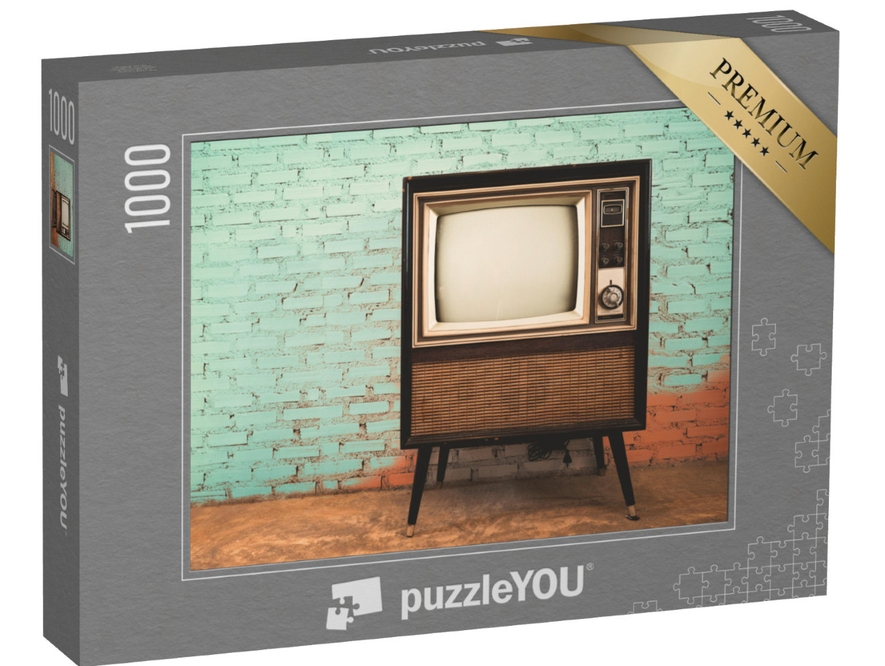 puzzle 1000 dílků „Retro televize“