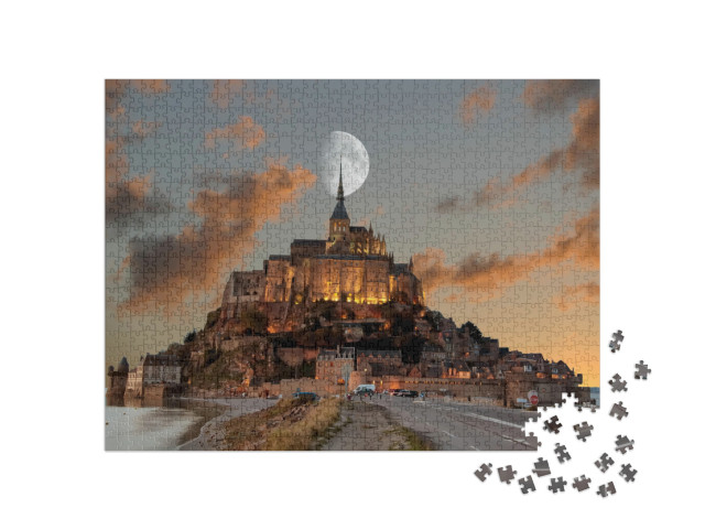 puzzle 1000 dílků „Francie, Mont Saint Michel“