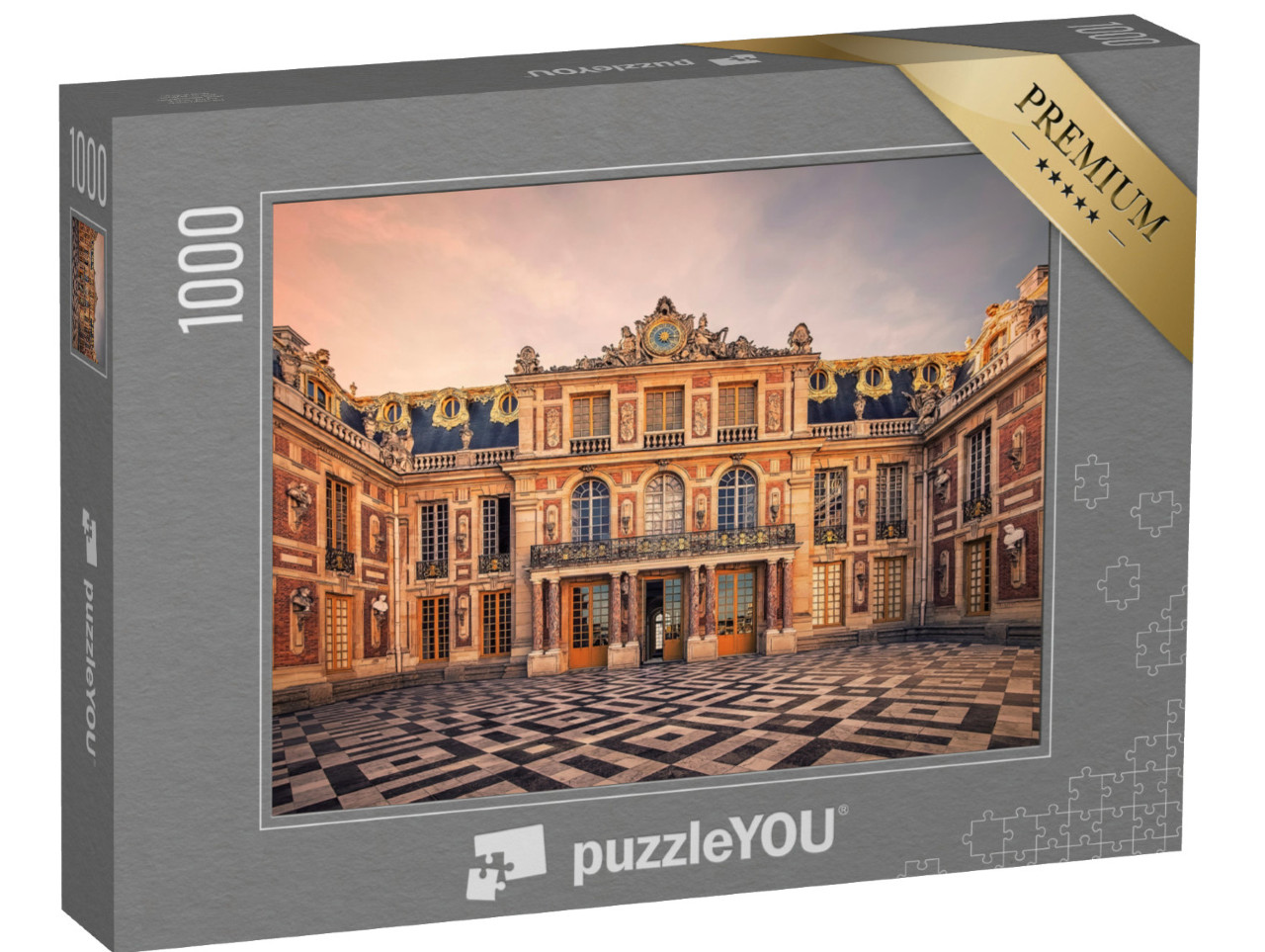 puzzle 1000 dílků „Průčelí paláce ve Versailles u Paříže“