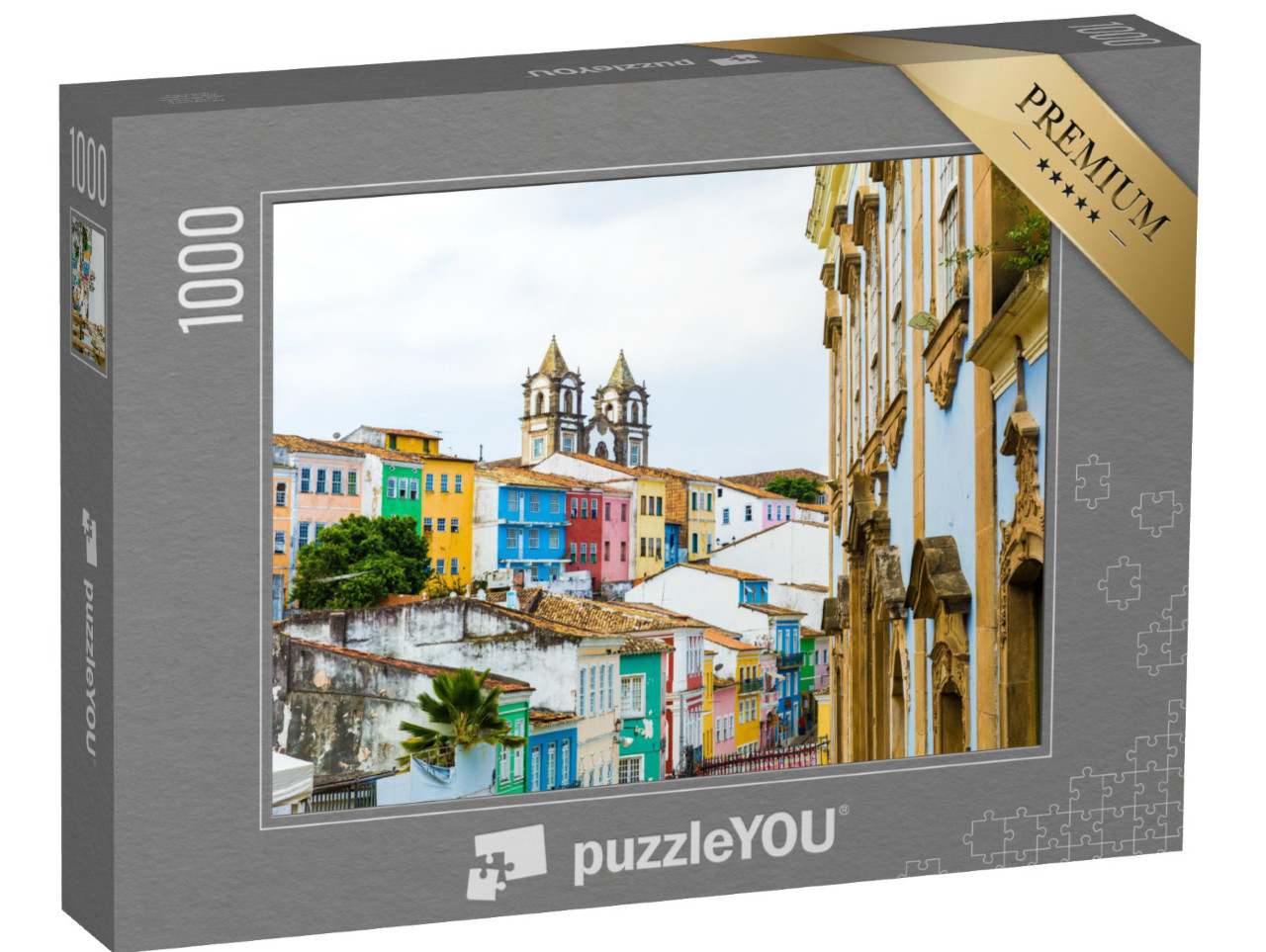 puzzle 1000 dílků „Staré město Salvadoru, Bahia, Brazílie“