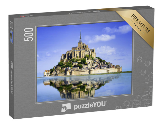 puzzle 500 dílků „Ostrov Mont saint Michel, Normandie, Francie“