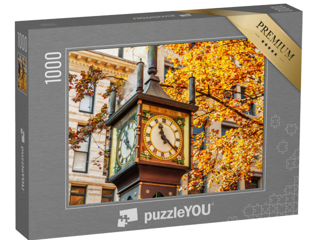 puzzle 1000 dílků „Parní hodiny ve čtvrti Gastown, Vancouver“