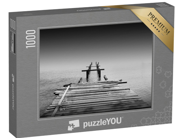 puzzle 1000 dílků „Stará dřevěná lávka“