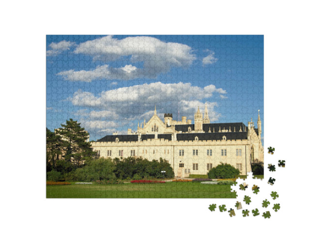 puzzle 1000 dílků „Zámek Lednice, Česká republika“