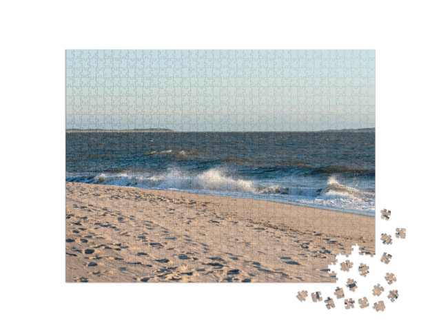 puzzle 1000 dílků „Pohled na ostrovy Föhr a Amrum z Hörnumer Odde“