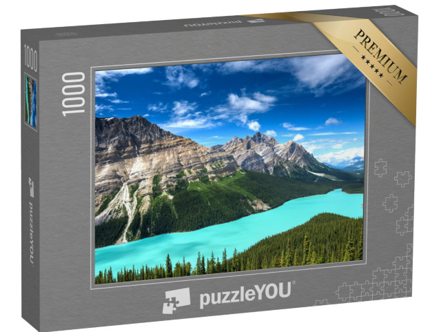 puzzle 1000 dílků „Dechberoucí jezero Peyto v Národním parku Banff, Kanada“