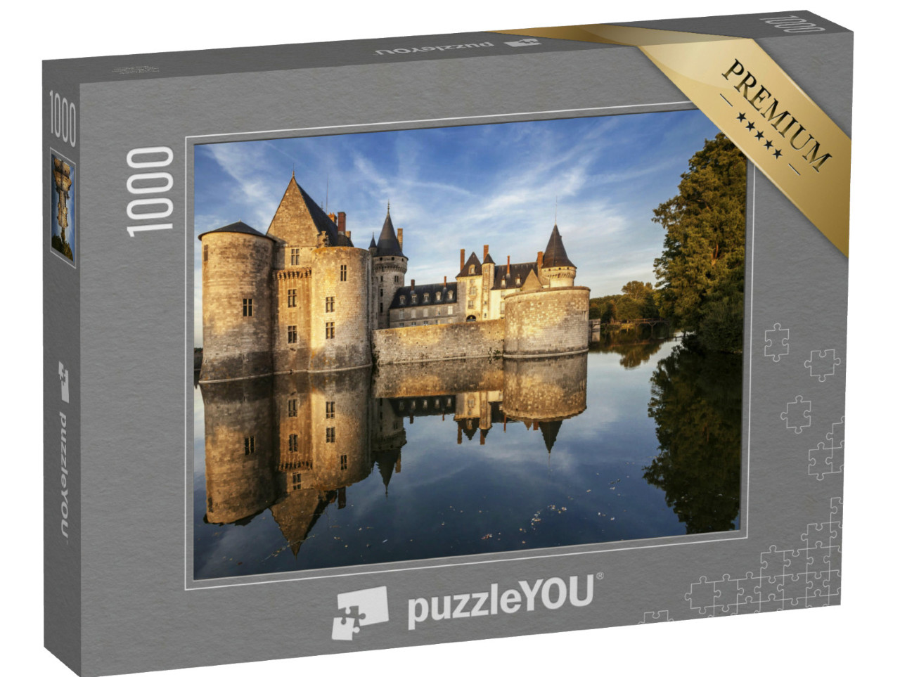 puzzle 1000 dílků „Sully-sur-loire, Francie: Zámek v údolí Loiry“