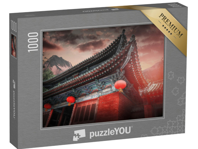 puzzle 1000 dílků „Šaolin je buddhistický klášter, Čína“