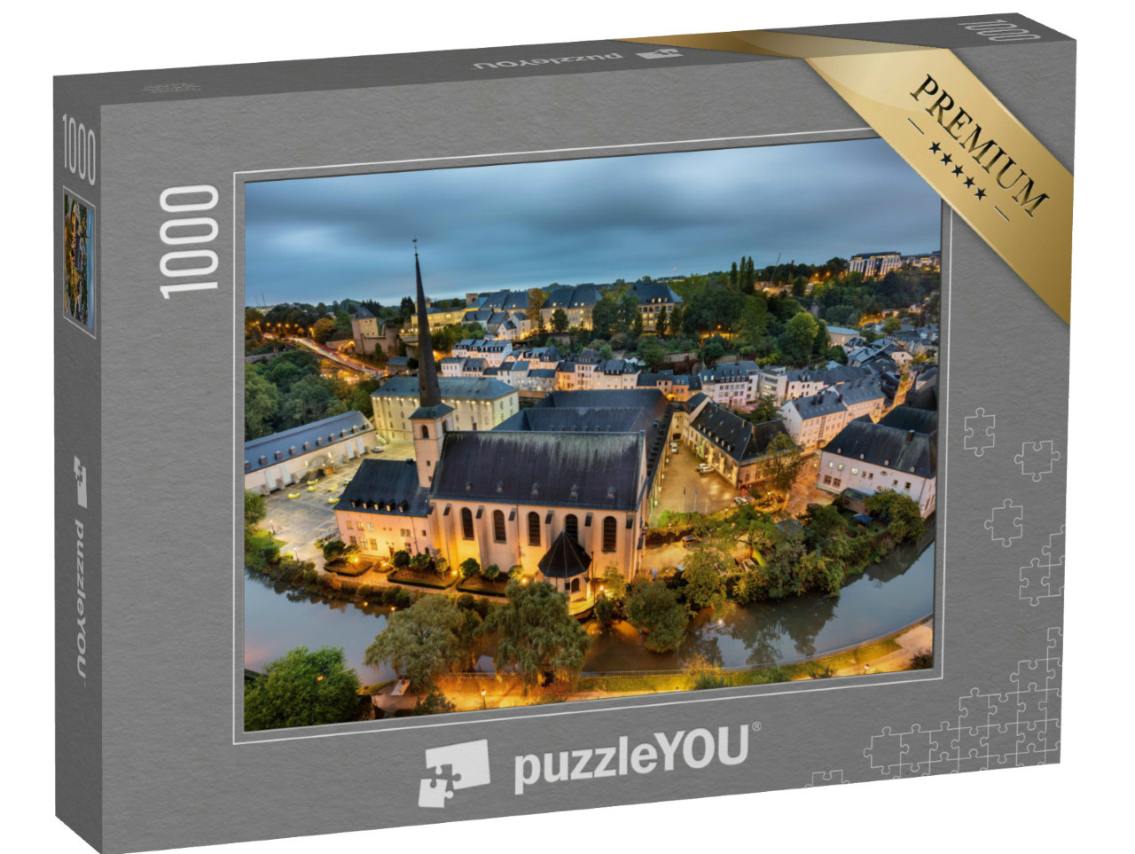 puzzle 1000 dílků „Lucembursko“