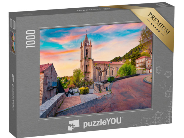 puzzle 1000 dílků „Letecké snímky krajiny: Pohled na Zonzu, Francie“