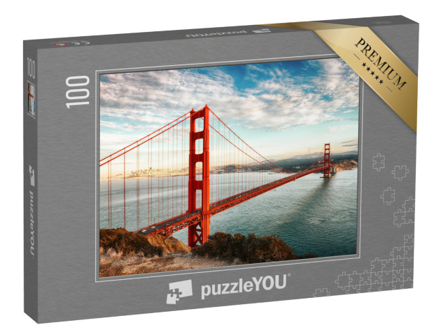 puzzle 100 dílků „Most Golden Gate, San Francisco, USA“