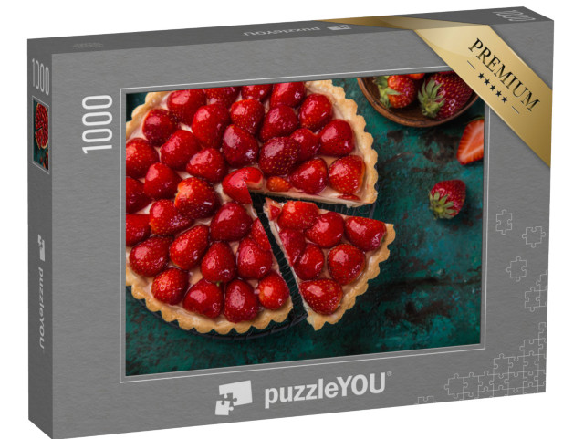 puzzle 1000 dílků „Kousek jahodového dortu“