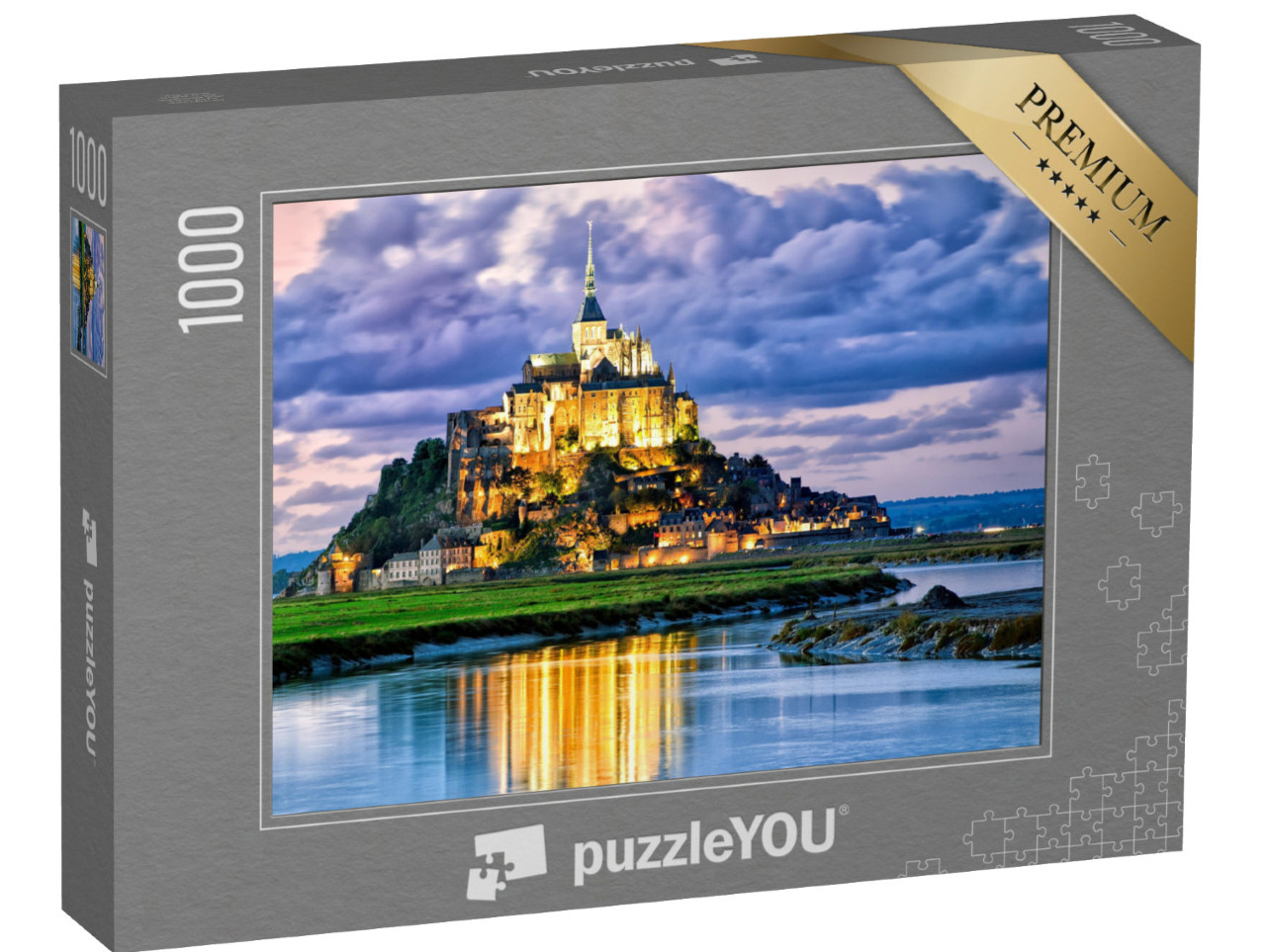 puzzle 1000 dílků „Mont Saint Michel, Francie“