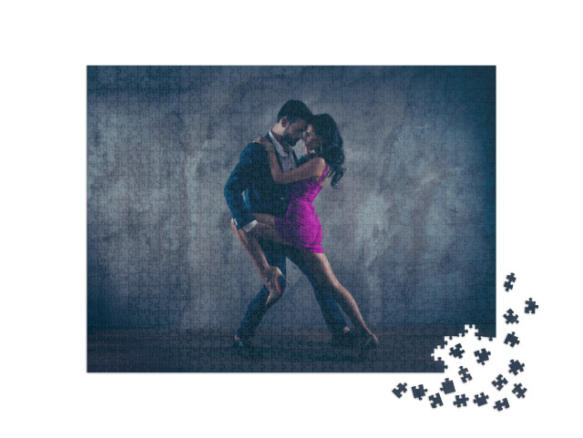 puzzle 1000 dílků „Ohnivé tango v moderní interpretaci“