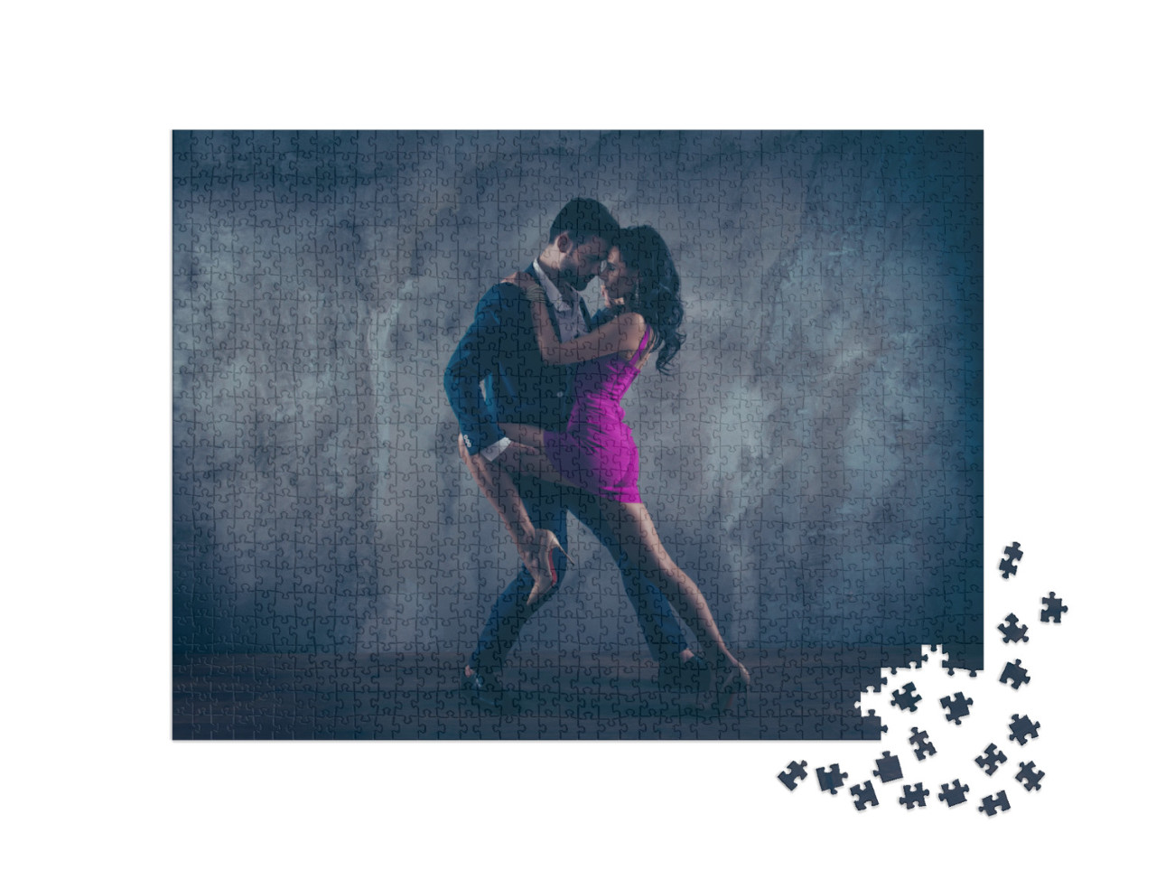 puzzle 1000 dílků „Ohnivé tango v moderní interpretaci“