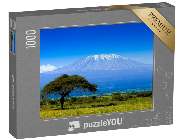 puzzle 1000 dílků „Kilimandžáro na africké savaně“