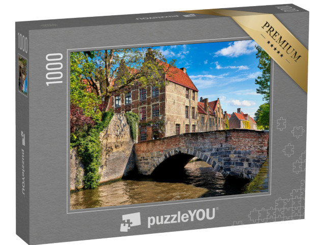 puzzle 1000 dílků „Malebné Bruggy, Belgie“