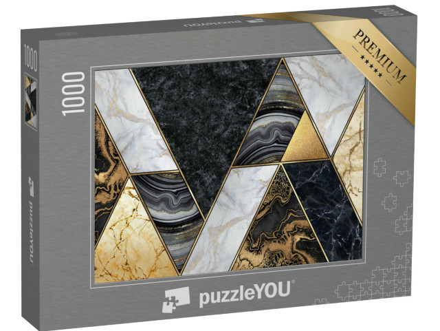 puzzle 1000 dílků „Abstraktní mramorová mozaika“