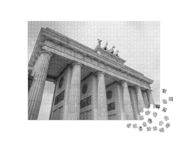 puzzle 1000 dílků „Braniborská brána, slavná berlínská dominanta“