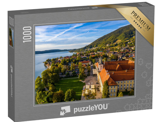 puzzle 1000 dílků „Malebné jezero Tegernsee v Bavorsku“