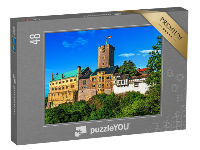 puzzle 48 dílků „Hrad Wartburg v Eisenachu, Durynsko, Německo“