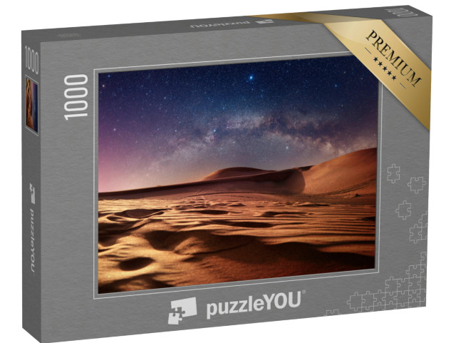 puzzle 1000 dílků „Klidná, jasná hvězdná noc v poušti“