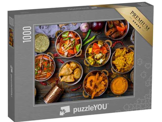 puzzle 1000 dílků „Indická jídla“