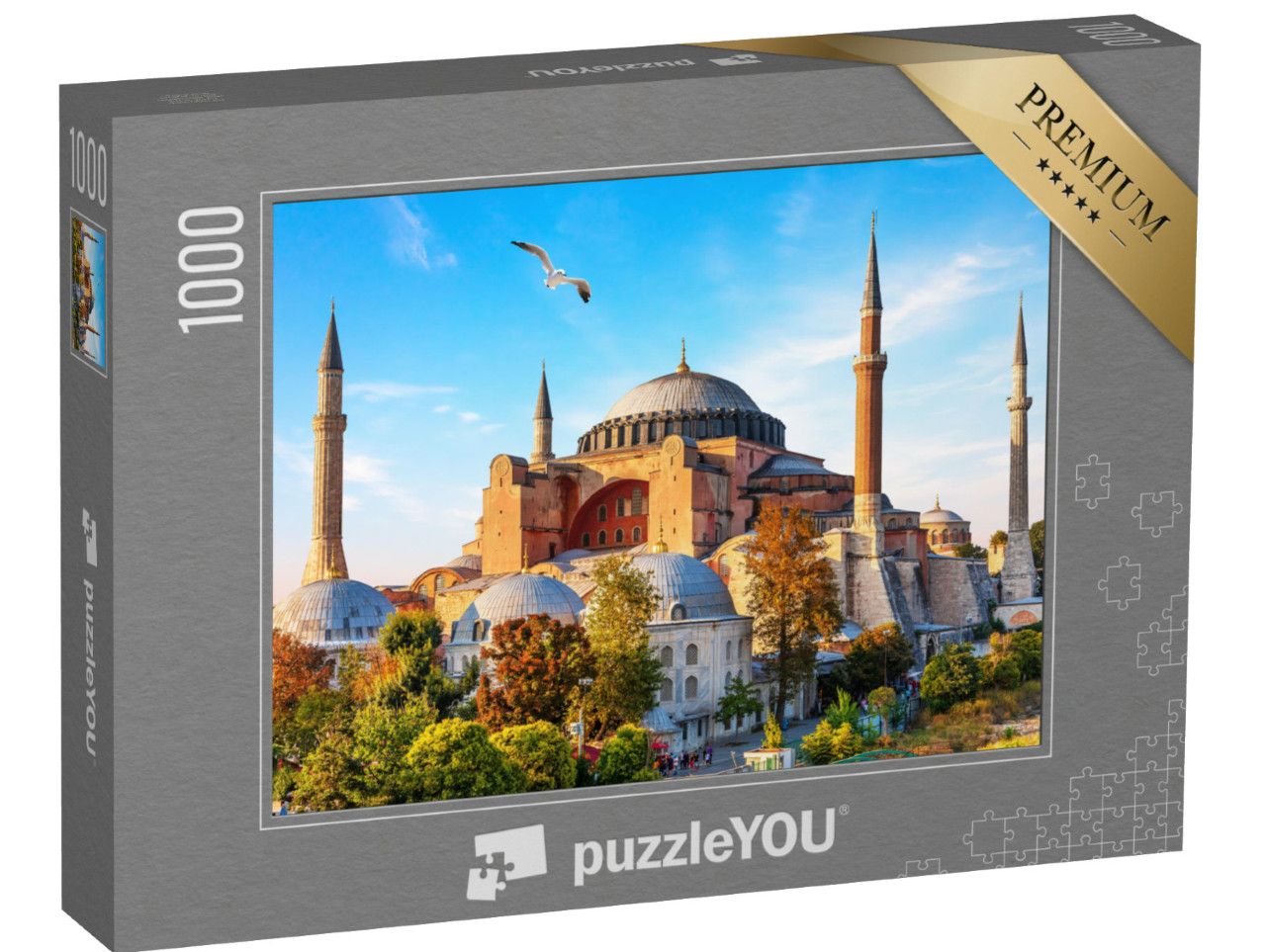 puzzle 1000 dílků „Slavná mešita Hagia Sofia v Istanbulu, Turecko“