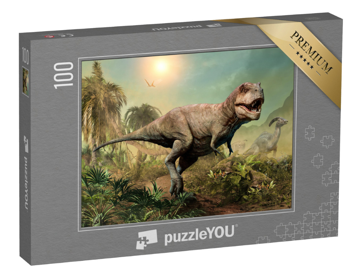 puzzle 100 dílků „Tyranosaurus rex“