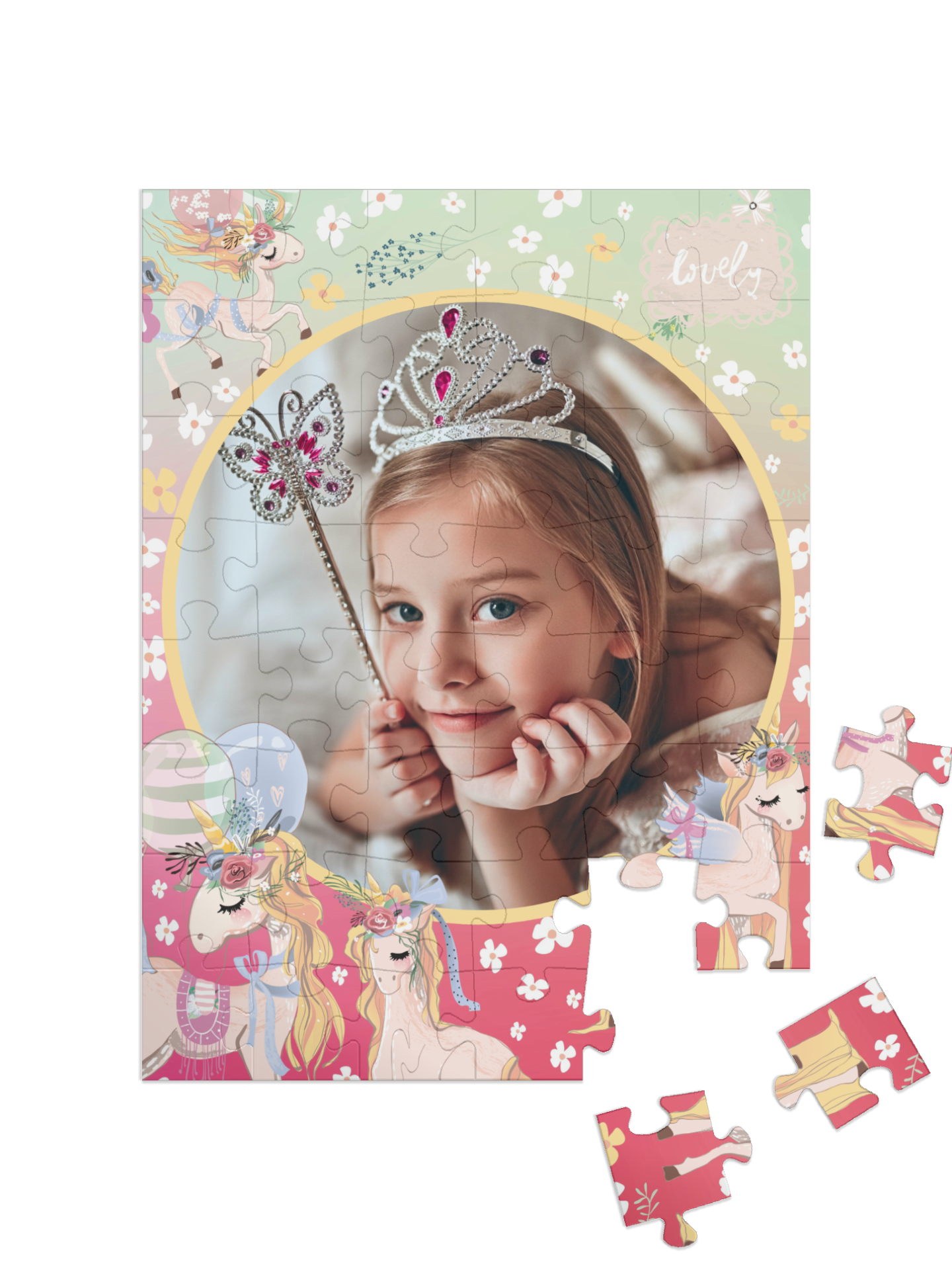 „Kouzlo“ puzzle na výšku