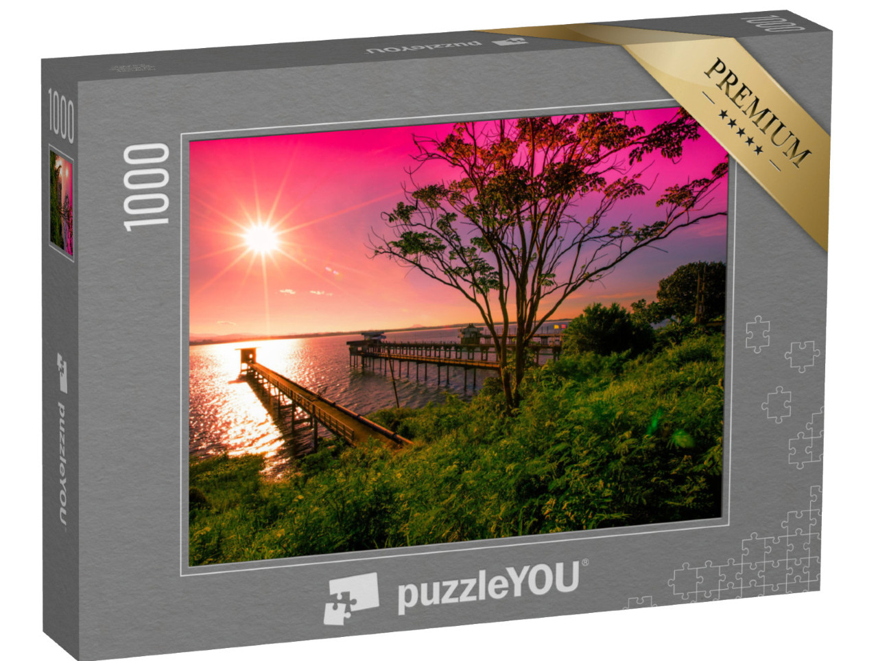 puzzle 1000 dílků „Ranní slunce nad mořem“