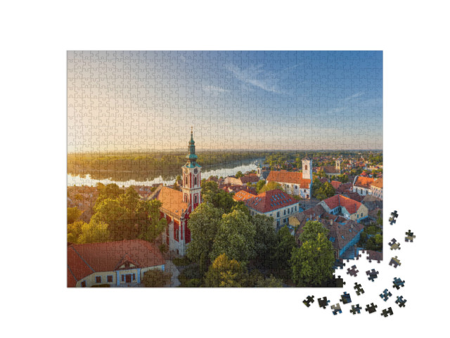 puzzle 1000 dílků „Město Szentendre na Dunaji“