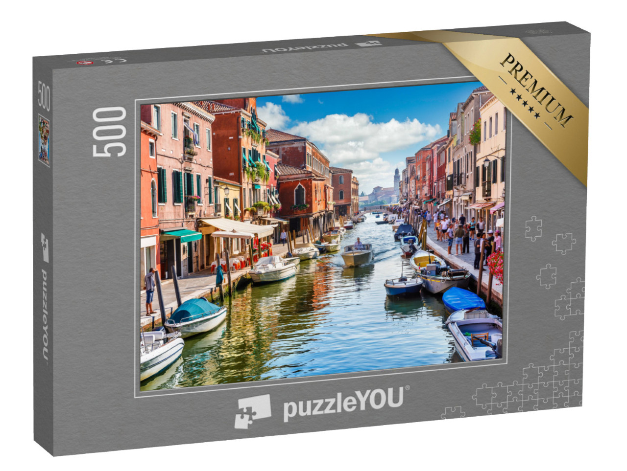 puzzle 500 dílků „Malebný ostrov Murano v Benátkách, Itálie“