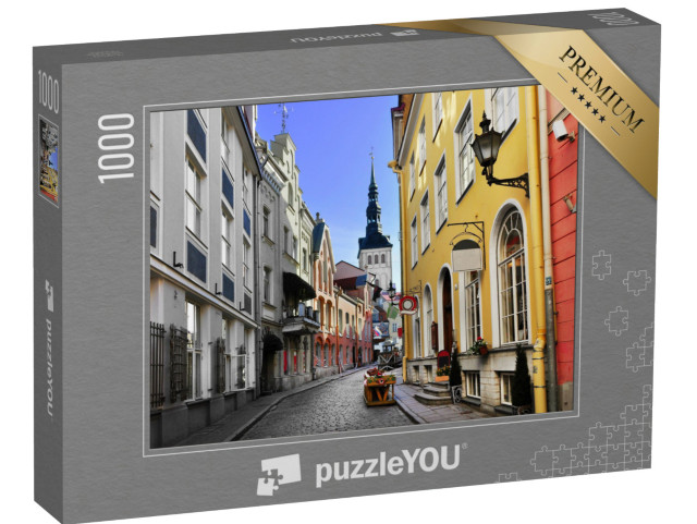 puzzle 1000 dílků „Malebné staré město Tallinnu, Estonsko“