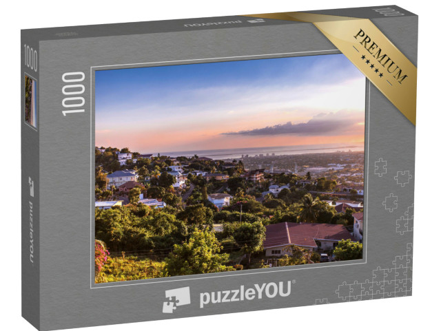 puzzle 1000 dílků „Kopce v Kingstonu, Jamajka“