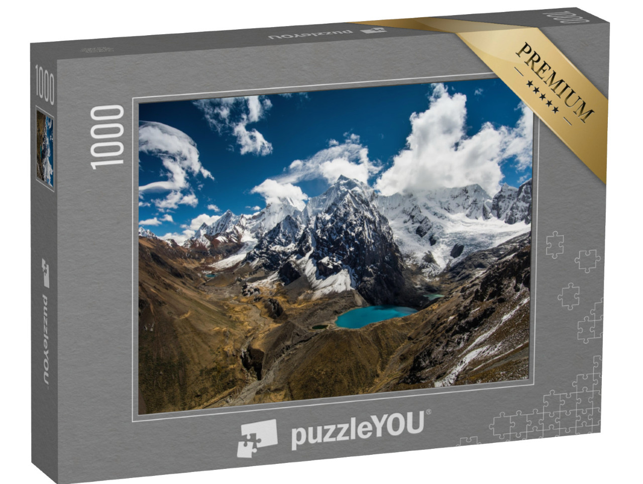 puzzle 1000 dílků „Úchvatné velehory, Cordillera Huayhuash, Andy, Peru“