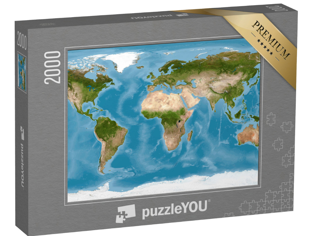 puzzle 2000 dílků „Mapa světa“