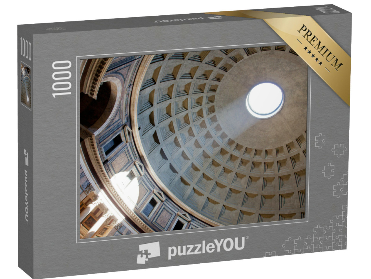 puzzle 1000 dílků „Světelný paprsek uvnitř Pantheonu v Římě“