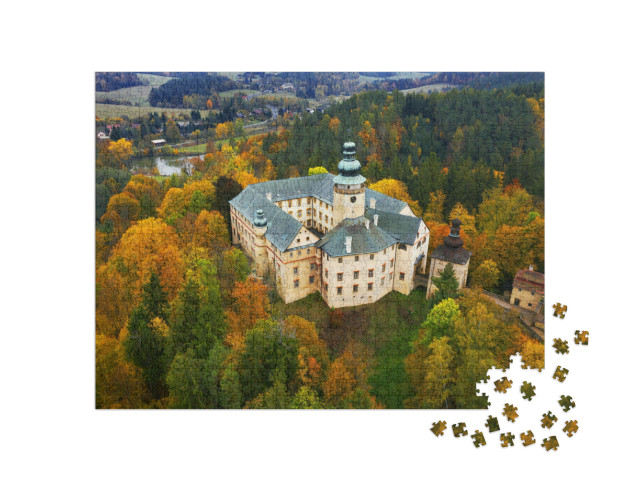 puzzle 1000 dílků „Zámek Lemberk, Česká republika“