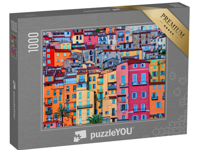 puzzle 1000 dílků „Malebná krajina v okolí Mentonu, Provence, Francie“