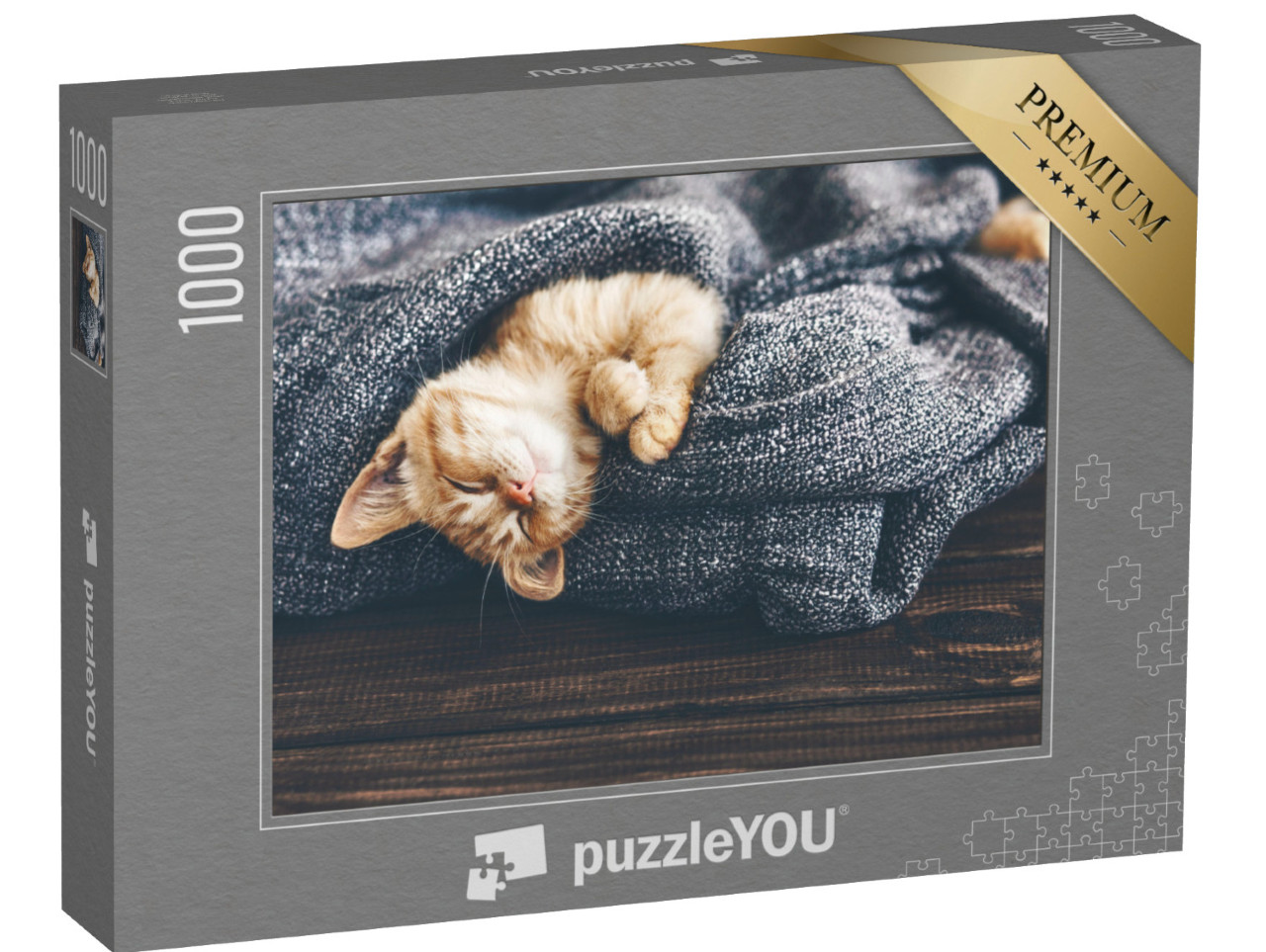puzzle 1000 dílků „Roztomilé malé kotě“