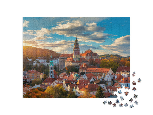 puzzle 1000 dílků „Český Krumlov, Česká republika“