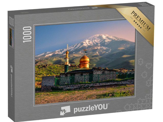 puzzle 1000 dílků „Mešita pod sopkou Damavand, Írán“