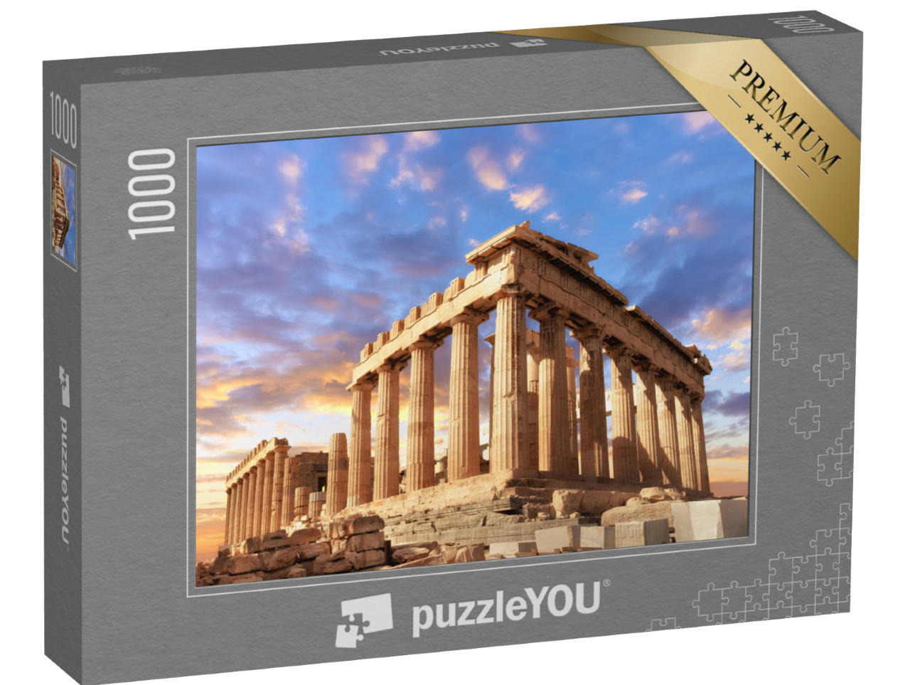 puzzle 1000 dílků „Úchvatný chrám Parthenon, Athény, Řecko“