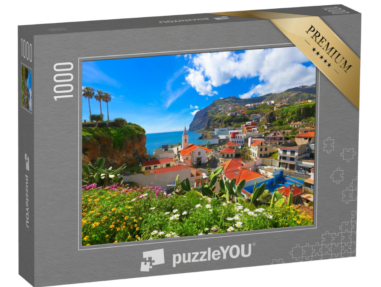 puzzle 1000 dílků „Camara de Lobos na ostrově Madeira, Portugalsko“